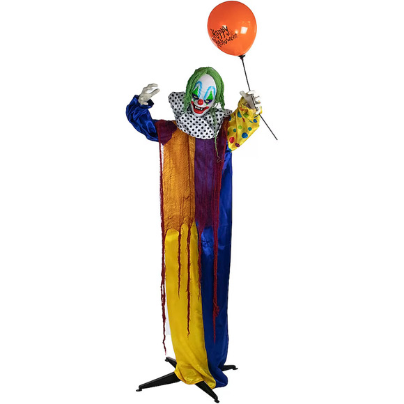 🔥Haunted Hill Farm Life-Size Scary Talking Clown Halloween Animatronic BNWT🔥 - Picture 1 of 6